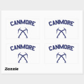 Sticker Rectangulaire Escalade de glace Canmore (Feuille)