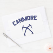 Sticker Rectangulaire Escalade de glace Canmore (Enveloppe)