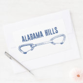 Sticker Rectangulaire Escalade des collines de l'Alabama (Enveloppe)
