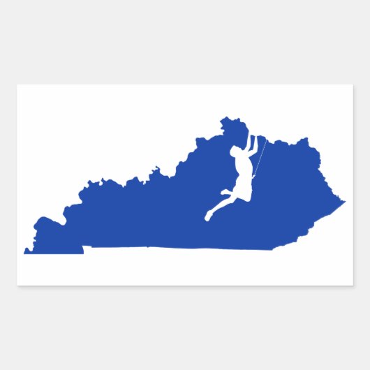 Sticker Rectangulaire Escalade du Kentucky (Devant)