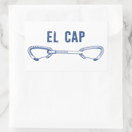 Sticker Rectangulaire Escalade El Capitan (Sac)