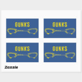 Sticker Rectangulaire Escalade Gunks (Feuille)