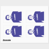 Sticker Rectangulaire Escalade John Belushi (Feuille)