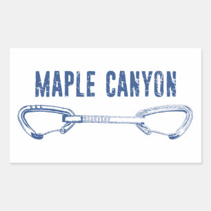 Sticker Rectangulaire Escalade Maple Canyon