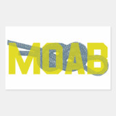 Sticker Rectangulaire Escalade Moab Figure 8 (Devant)