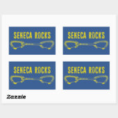 Sticker Rectangulaire Escalade Seneca Rocks (Feuille)