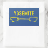 Sticker Rectangulaire Escalade Yosemite Quickdraw (Sac)