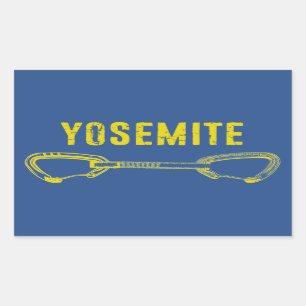 Sticker Rectangulaire Escalade Yosemite Quickdraw