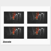 Sticker Rectangulaire Escalier gothique (Feuille)