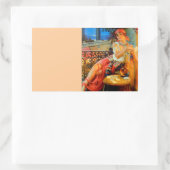 Sticker Rectangulaire Esme, caisson vintage (Sac)