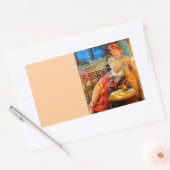 Sticker Rectangulaire Esme, caisson vintage (Enveloppe)