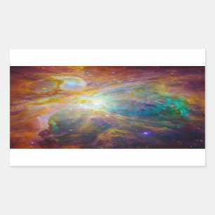 Sticker Rectangulaire Espace - Chaos dans Orion