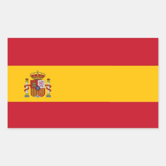 STICKER RECTANGULAIRE ESPAGNE (Devant)