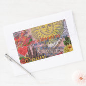 Sticker Rectangulaire Espagne Sunshine Espagnol Travel Art (Enveloppe)