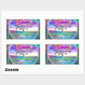 Sticker Rectangulaire Espoir (Feuille)