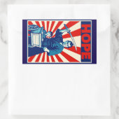Sticker Rectangulaire Espoir Shogun (Sac)