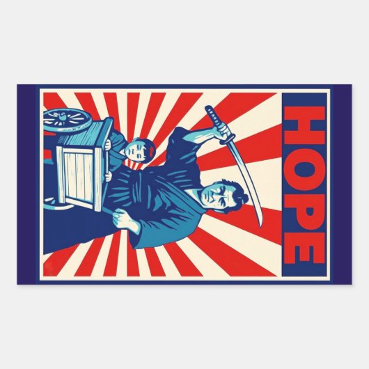 Sticker Rectangulaire Espoir Shogun (Devant)