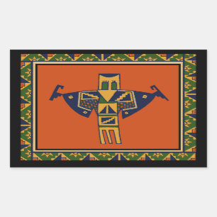 Sticker Rectangulaire Esprit shaman sud-ouest