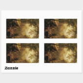 Sticker Rectangulaire Esprits gentils (Feuille)