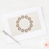 Sticker Rectangulaire Esquisse de crayon Effet Sepia Union européenne Dr (Enveloppe)