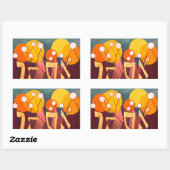 Sticker Rectangulaire Esther (Feuille)