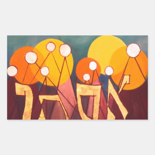 Sticker Rectangulaire Esther (Devant)