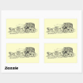 Sticker Rectangulaire Etalage (Feuille)