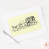 Sticker Rectangulaire Etalage (Enveloppe)