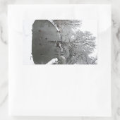 Sticker Rectangulaire étang de canard (Sac)