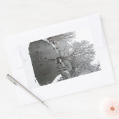 Sticker Rectangulaire étang de canard (Enveloppe)