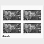 Sticker Rectangulaire États-Unis, Californie. Yosemite Valley (Feuille)