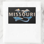 Sticker Rectangulaire États-Unis d'Amérique (Sac)