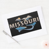 Sticker Rectangulaire États-Unis d'Amérique (Enveloppe)