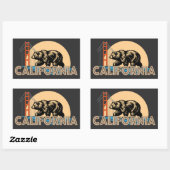 Sticker Rectangulaire États-Unis d'Amérique (Feuille)