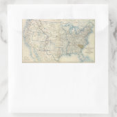 Sticker Rectangulaire États-Unis déc 1860 (Sac)