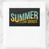 Sticker Rectangulaire Été 2025 (Sac)