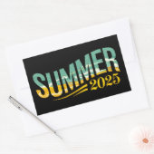 Sticker Rectangulaire Été 2025 (Enveloppe)