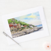 Sticker Rectangulaire Été dans la baie de RunBrunswick Angleterre Farida (Enveloppe)