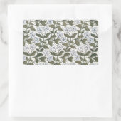 Sticker Rectangulaire Été Périwinkel Fleur Plutôt Élégant Floral (Sac)