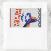 Sticker Rectangulaire Éteins L'Axe ! (Sac)