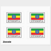 Sticker Rectangulaire Éthiopie (Feuille)