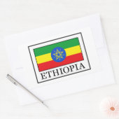 Sticker Rectangulaire Éthiopie (Enveloppe)