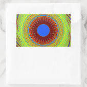 Sticker Rectangulaire Ethnic Avoir une belle journée et une meilleure nu (Sac)