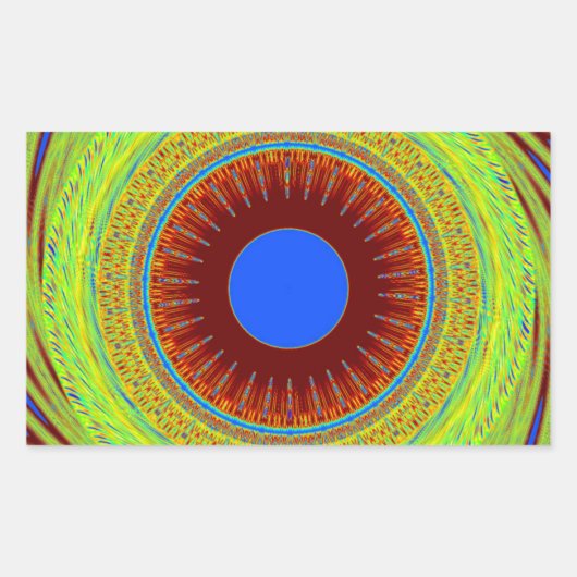 Sticker Rectangulaire Ethnic Avoir une belle journée et une meilleure nu (Devant)