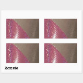 Sticker Rectangulaire Étincelle et éclat (Feuille)