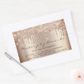 Sticker Rectangulaire Étincelle Maquillage Salon de beauté Microblading (Enveloppe)