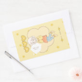 Sticker Rectangulaire Étincelles d'étoiles (Enveloppe)