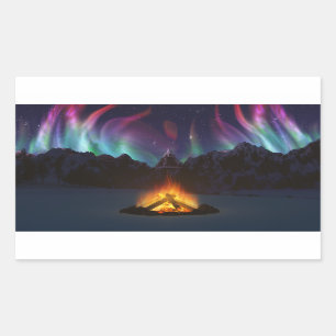 Sticker Rectangulaire Étiquettes-Cadeaux Cwm Aurora