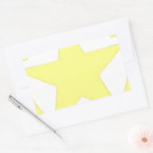 Sticker Rectangulaire étoile armée (Enveloppe)