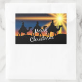 Sticker Rectangulaire Étoile de Bethléem - Naissance du Christ (Sac)